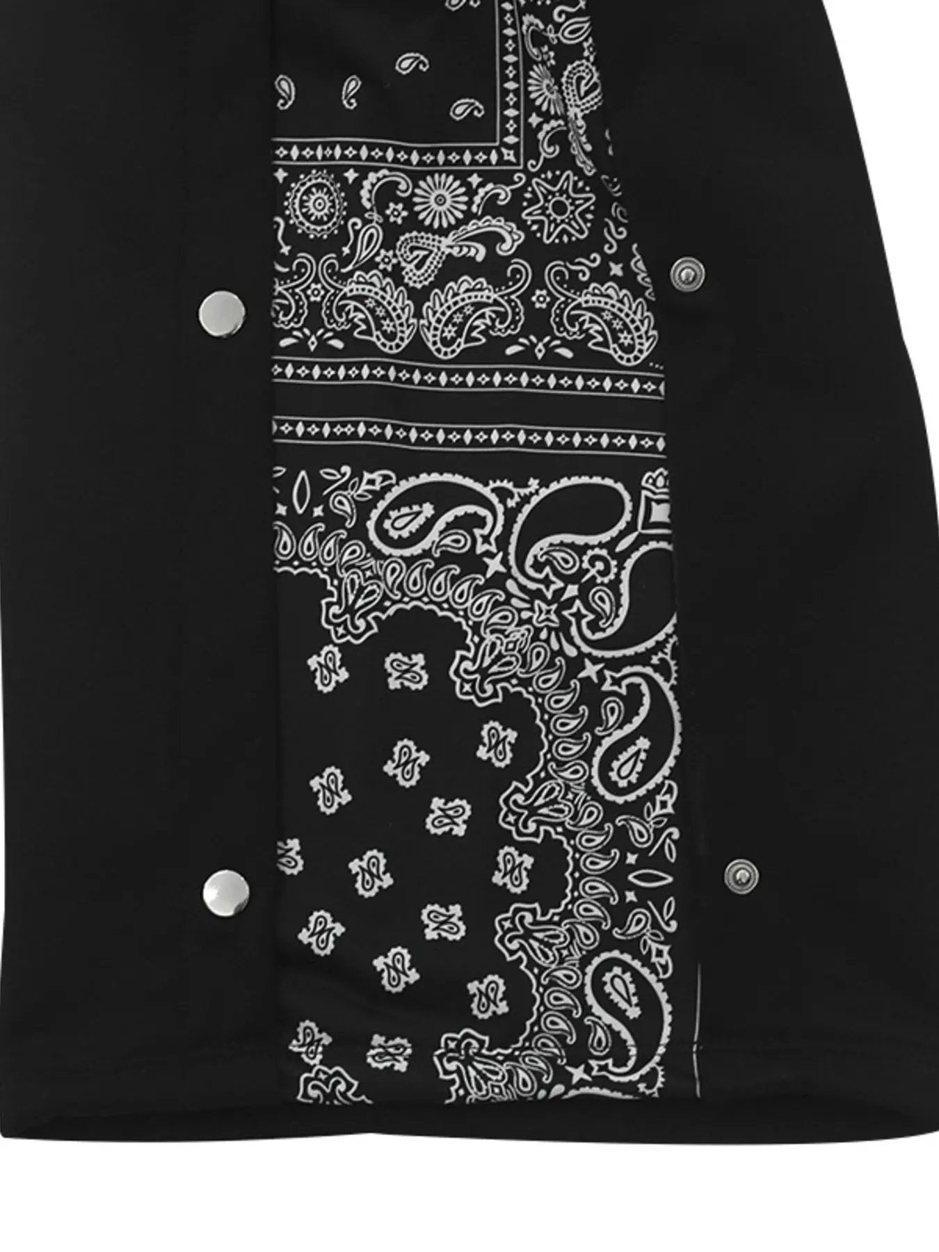 Men's Full Size Side Snap Button Pants Plus Size by Trendsi