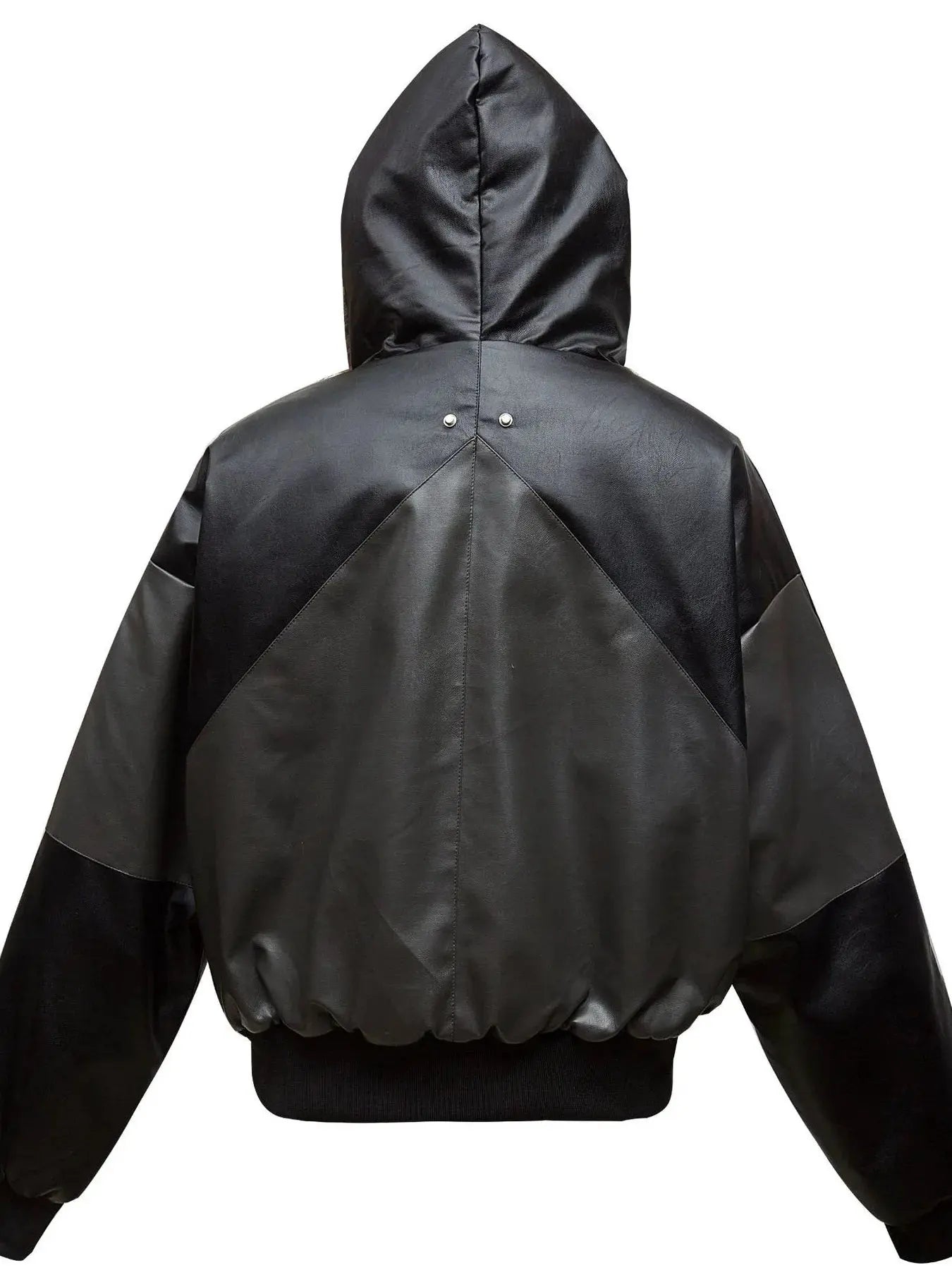 Men's Faux Fur Hooded Contrast Bomber Jacket by Partner Label