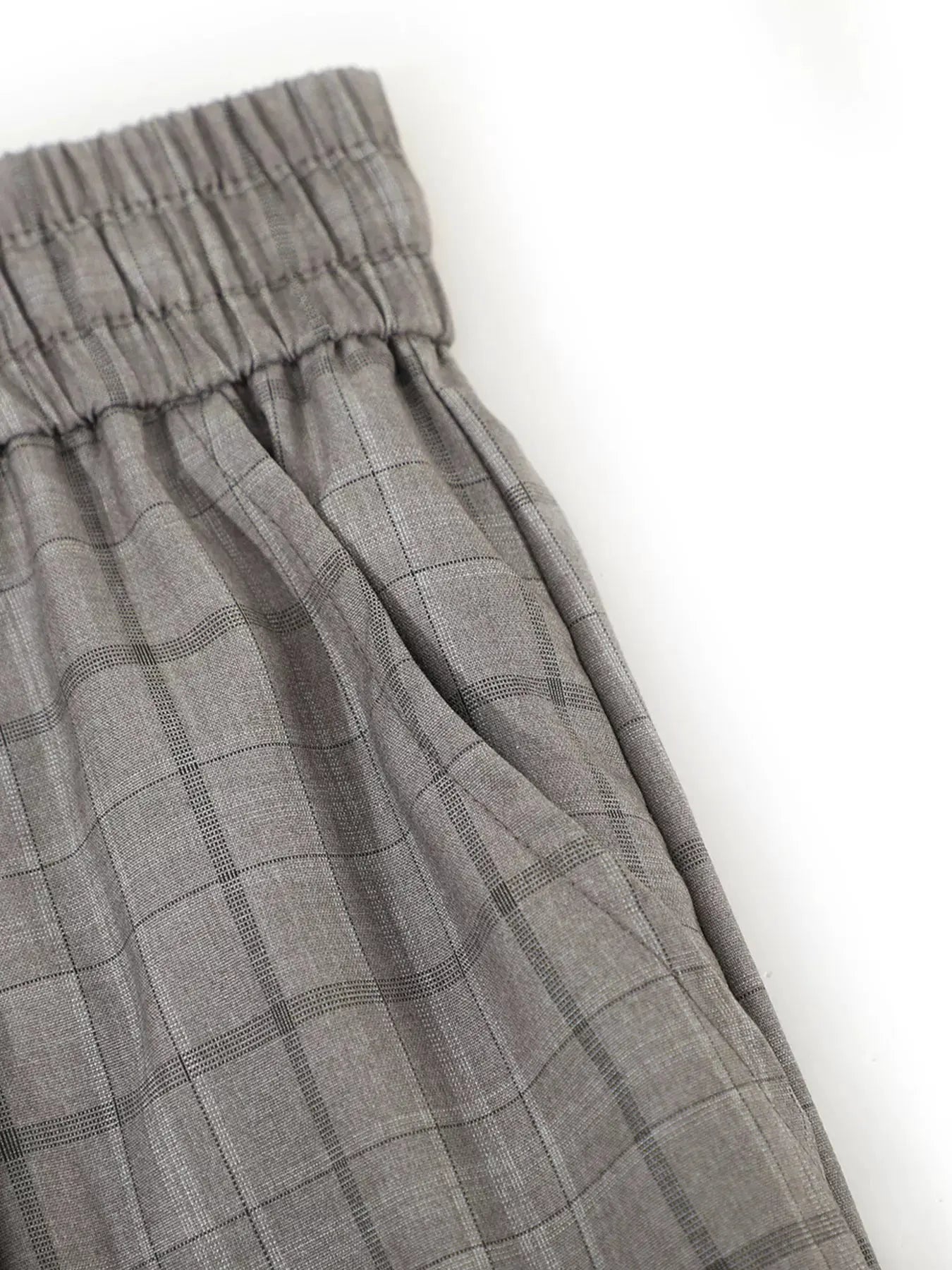 Men's Plaid Wide-Leg Pants by Trendsi