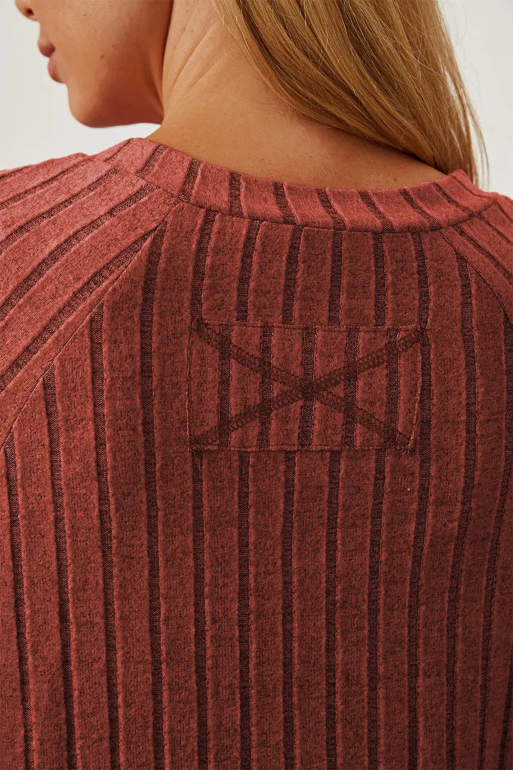 Basic Bae Full Size Ribbed Thumbhole Sleeve T-Shirt by Basic Bae
