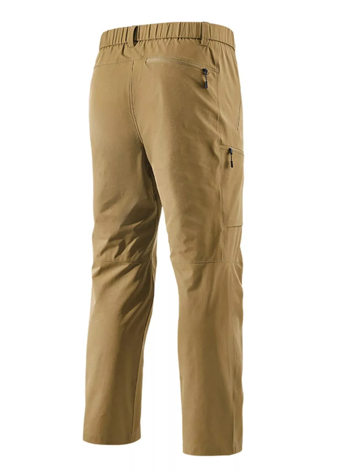 Men's Plus Size Outdoor Cargo Pants with Zipper Pockets by Partner Label