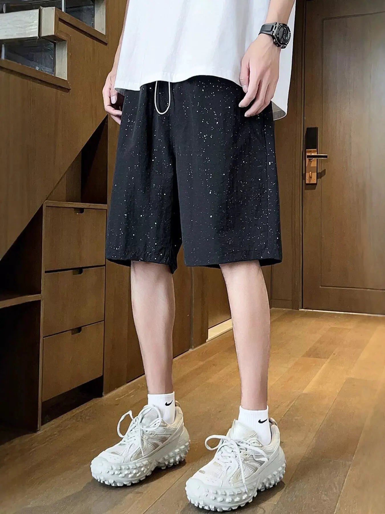 Men's Casual Loose Fit Shorts by Trendsi
