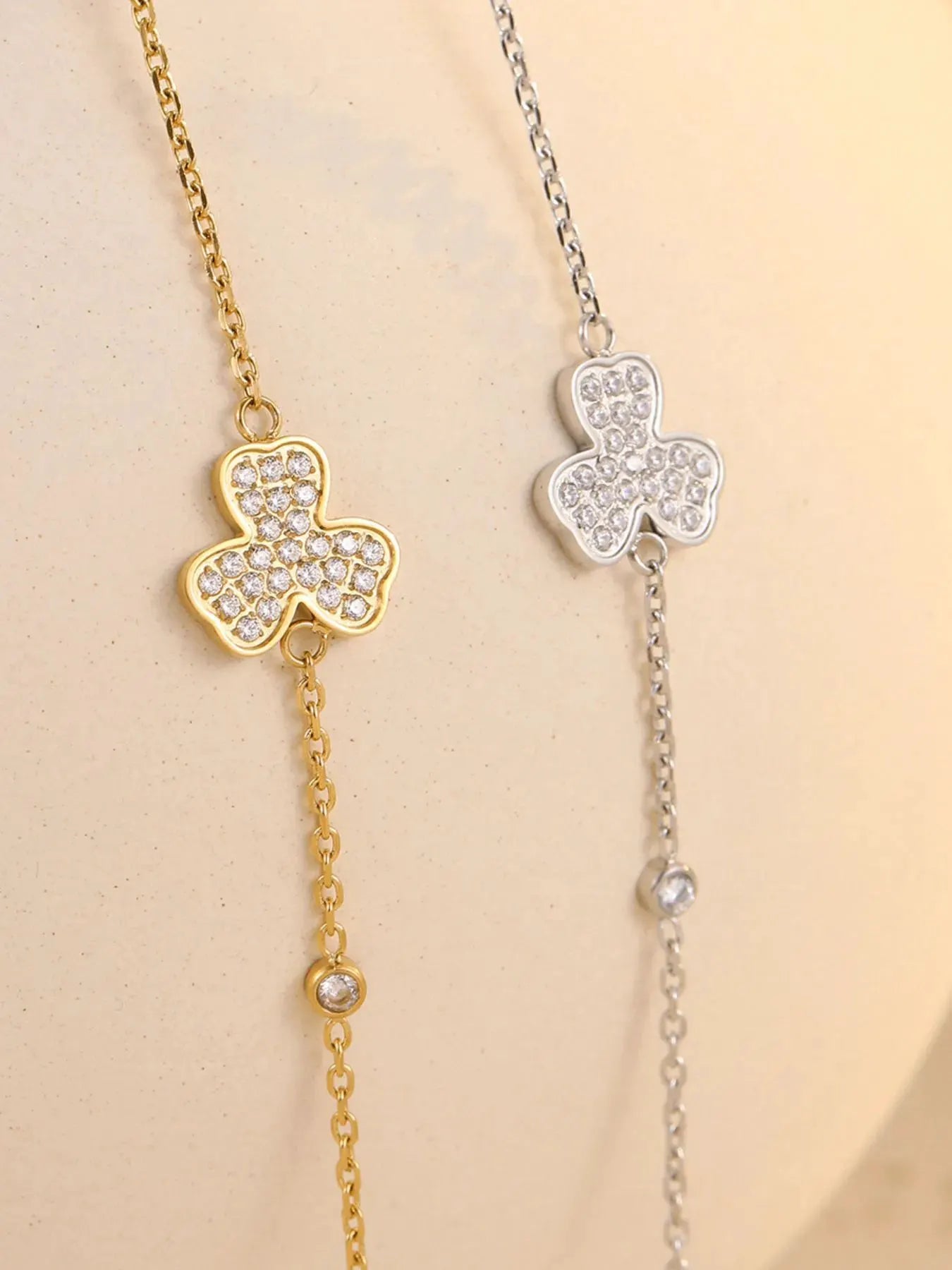 Stainless Steel Zircon Bracelet by Partner Label