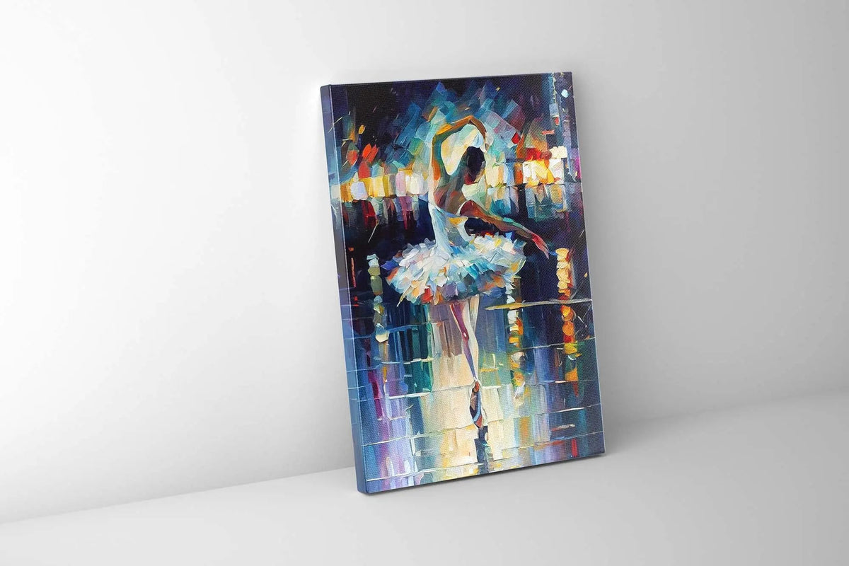Ballet Dancer -Fine Art Canvas Print- RGB varnish by Gtaart.ca