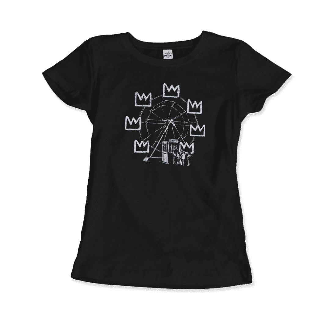 Banksy Ferris Wheel artwork t-shirt by Art-O-Rama Shop