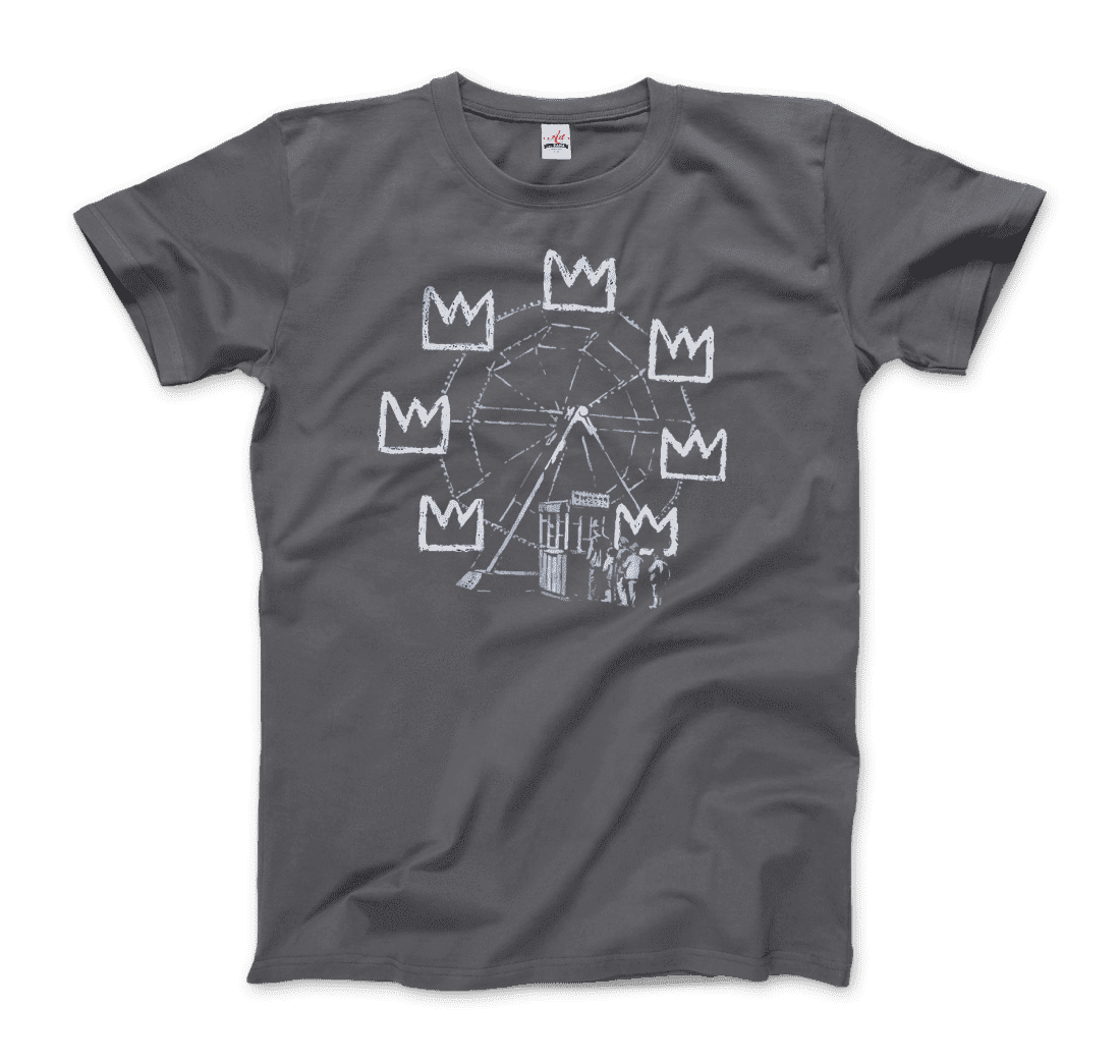 Banksy Ferris Wheel artwork t-shirt by Art-O-Rama Shop