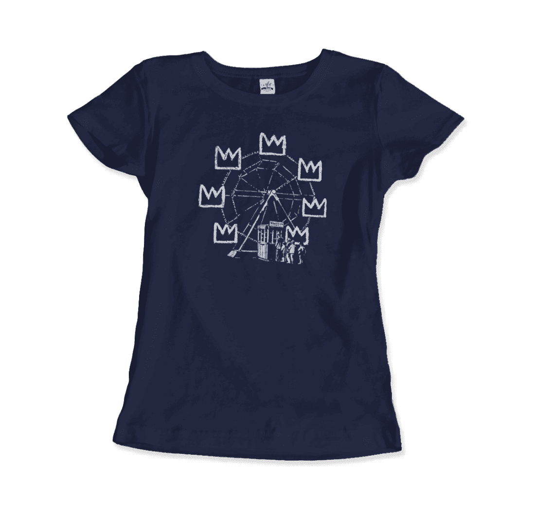 Banksy Ferris Wheel artwork t-shirt by Art-O-Rama Shop