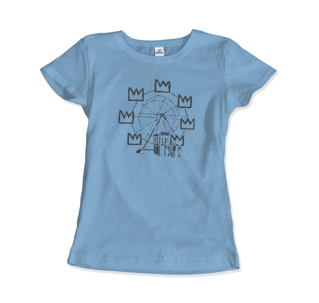 Banksy Ferris Wheel artwork t-shirt by Art-O-Rama Shop