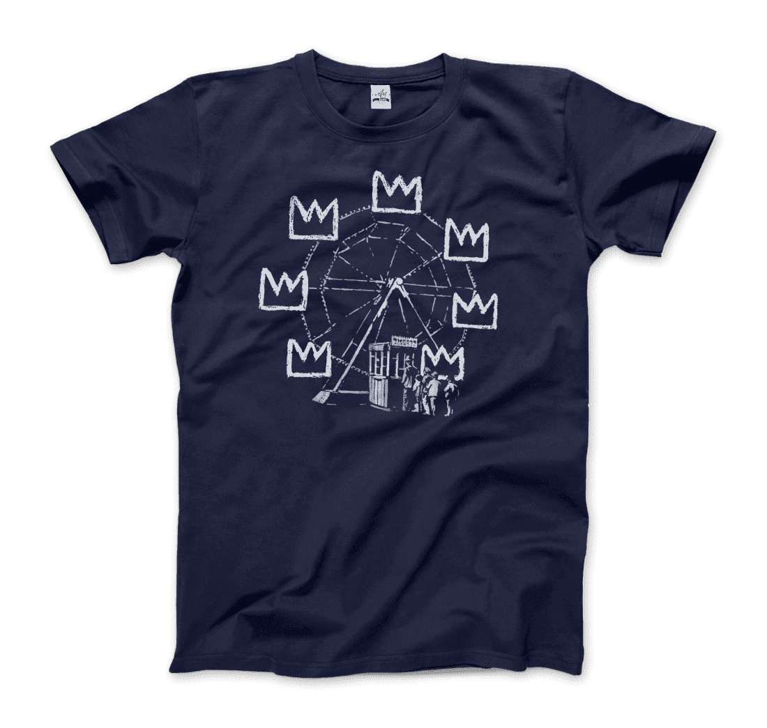 Banksy Ferris Wheel artwork t-shirt by Art-O-Rama Shop