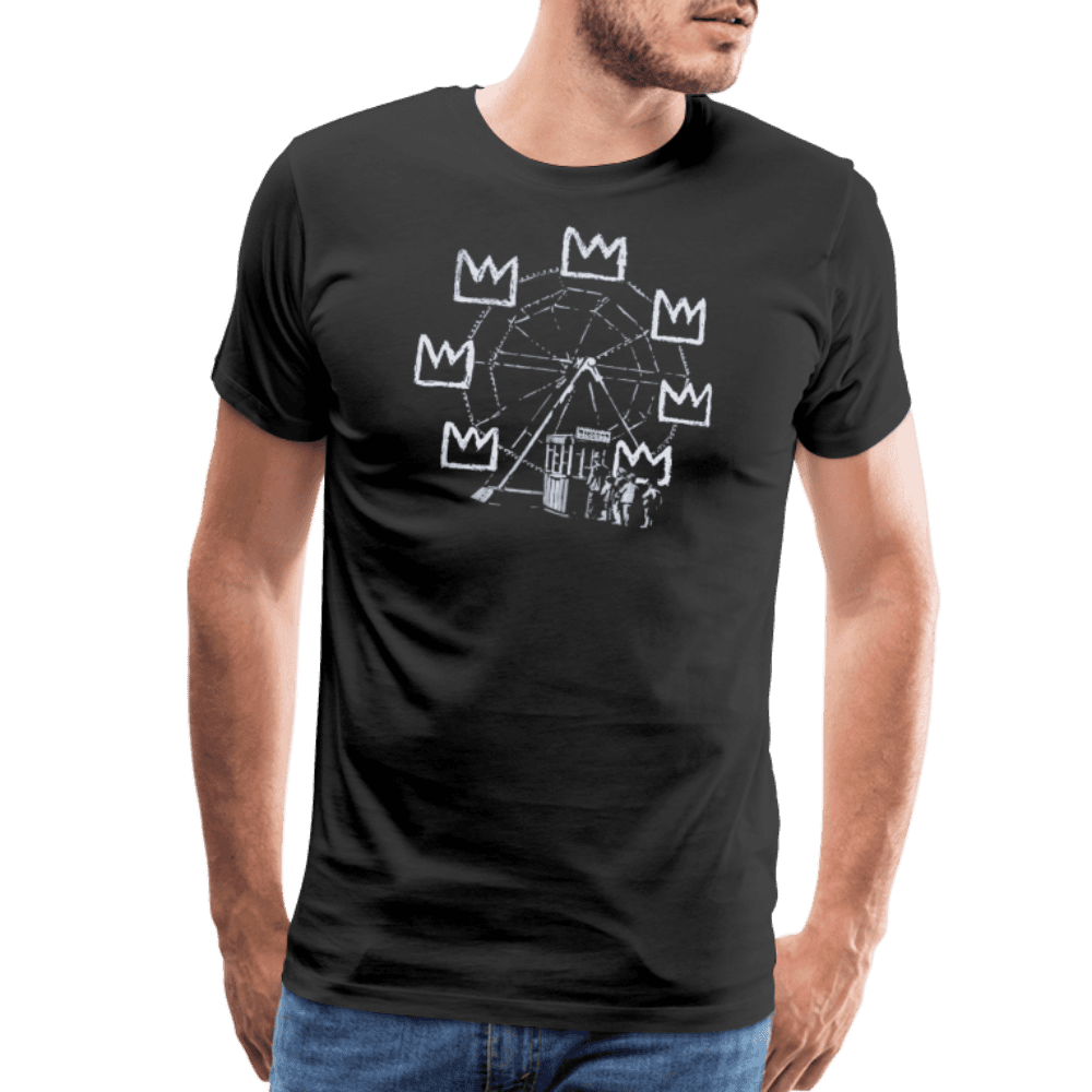 Banksy Ferris Wheel artwork t-shirt by Art-O-Rama Shop