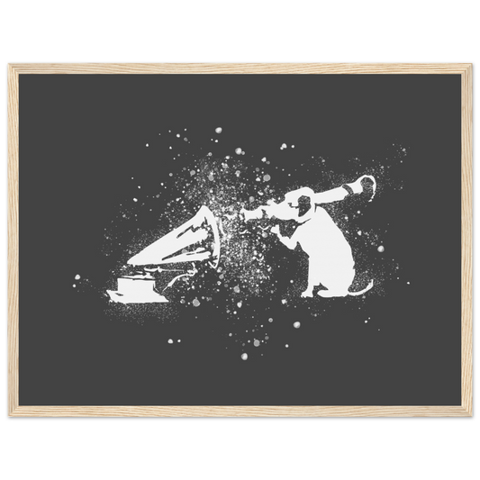 Banksy Rocket Dog (His Master’s Voice) street art poster by Art-O-Rama Shop