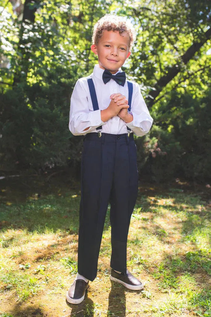 Kids 4 Piece Barn Wedding Set Classic Fit No Pleats Shirt Sand by Tux-USA