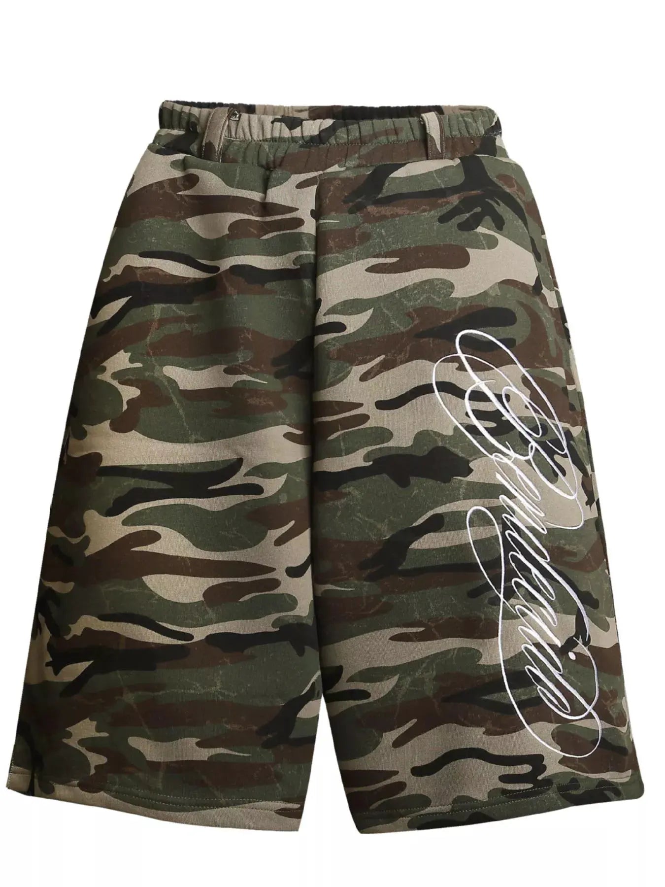 Men's Camouflage Print Capris by Trendsi