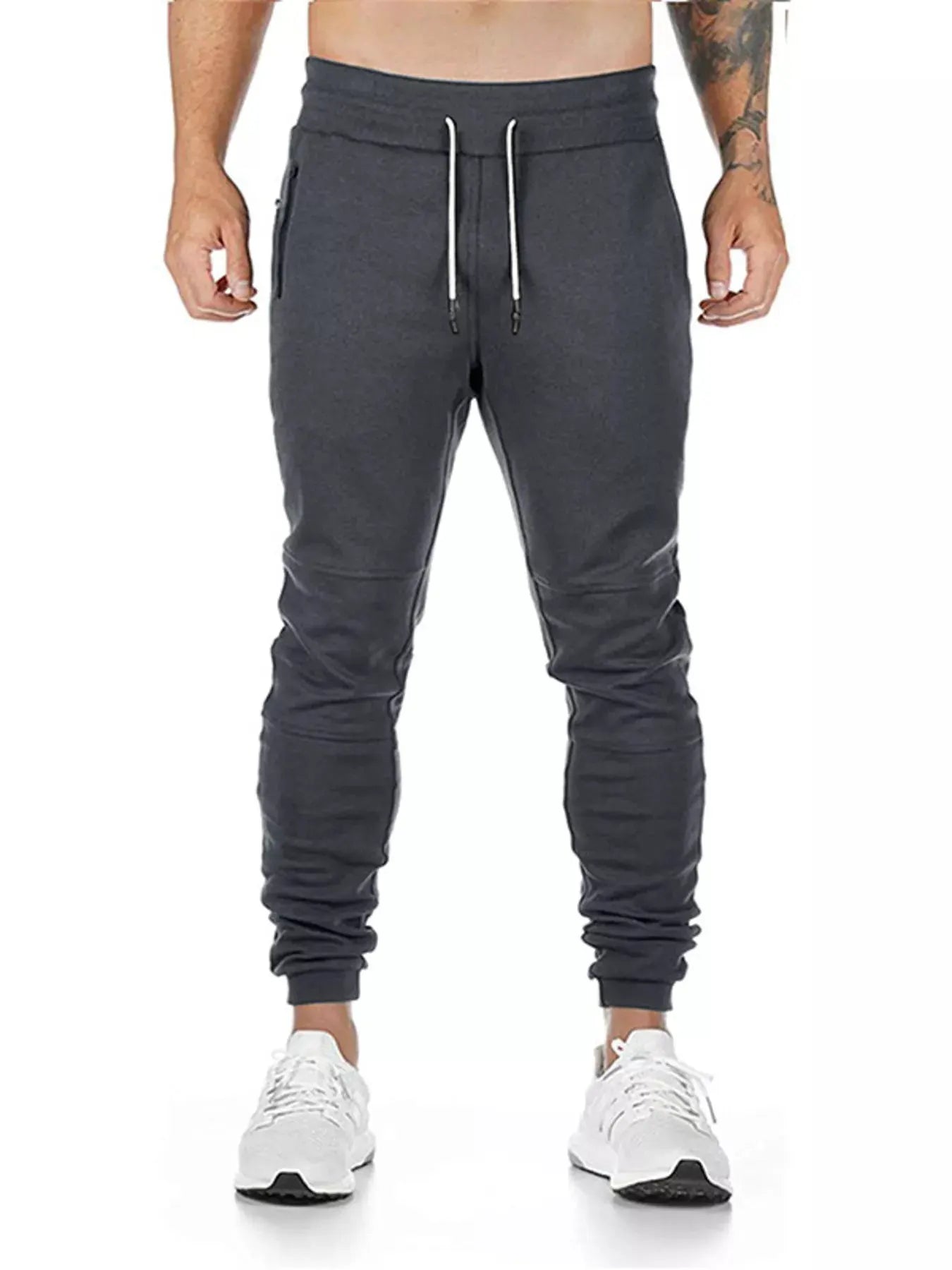 Men's Drawstring Slim Fit Joggers by Trendsi