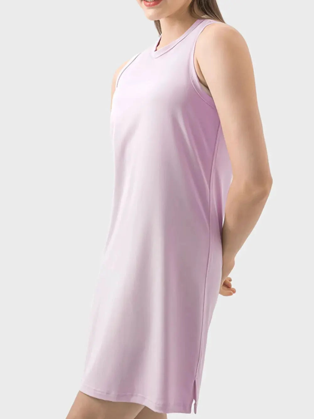 Millennia Round Neck Sleeveless Active Dress by Millennia