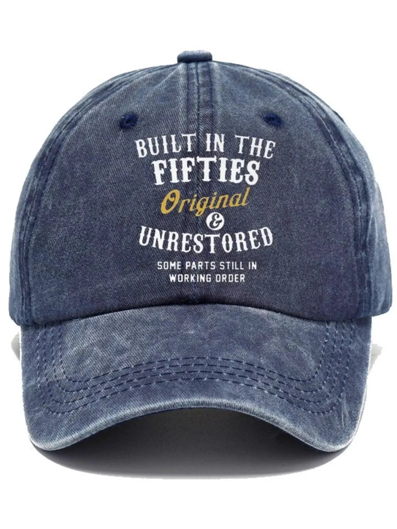 Letter Adjustable Baseball Cap by Partner Label