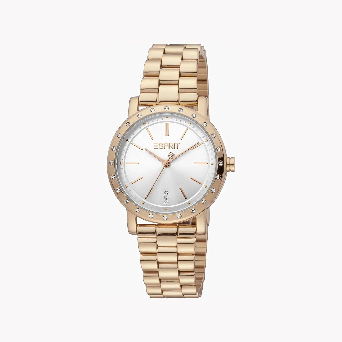 Esprit Women's Rose Gold Watch, Silver Dial | Es1l196m0075 by ESPRIT