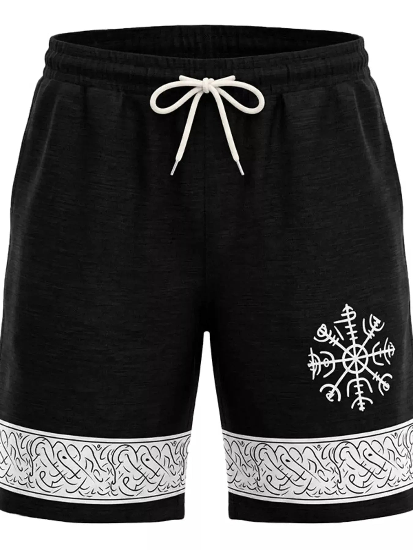 Men's Full Size Linen Blend Drawstring Shorts Plus Size by Partner Label