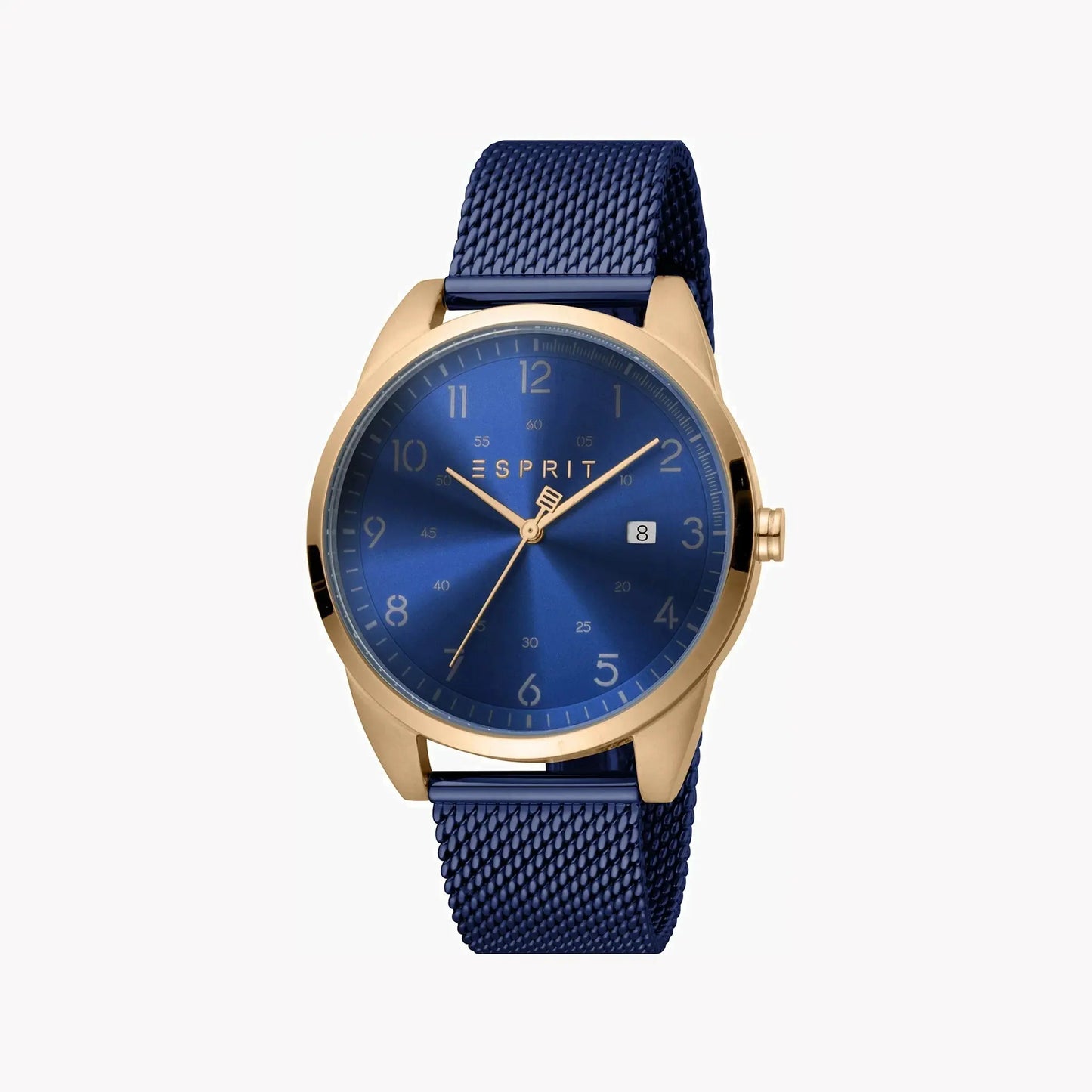 Esprit Men's Blue Stainless Steel Watch, Blue Dial | Es1g046m0085 by ESPRIT