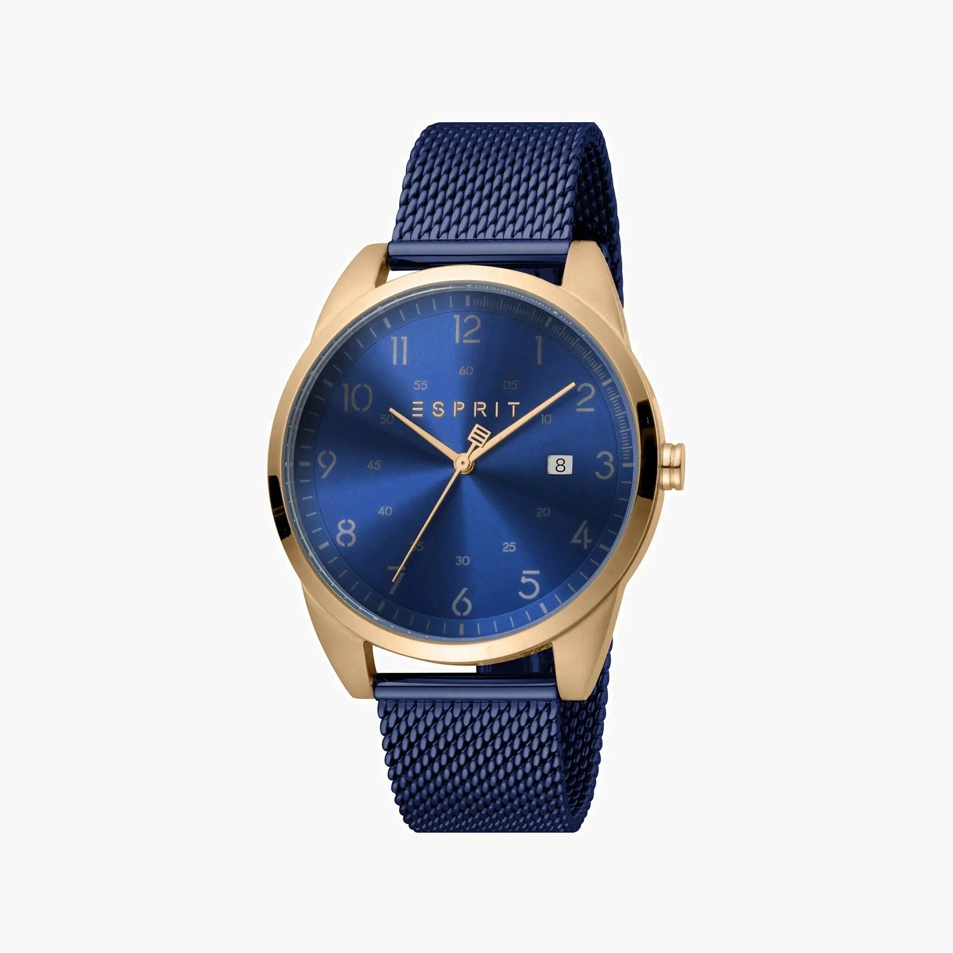 Esprit Men's Blue Stainless Steel Watch, Blue Dial | Es1g046m0085 by ESPRIT