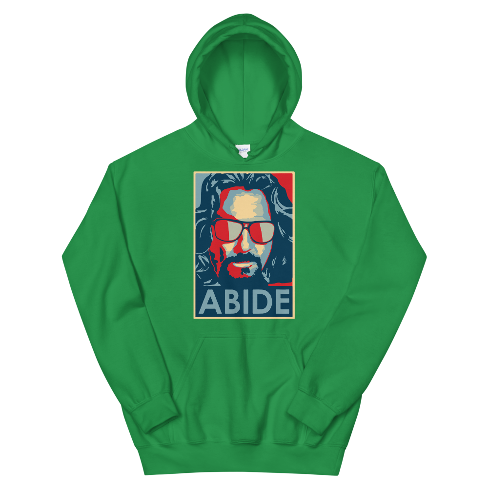 Big Lebowski Abide, Hope Style Unisex Hoodie by Art-O-Rama