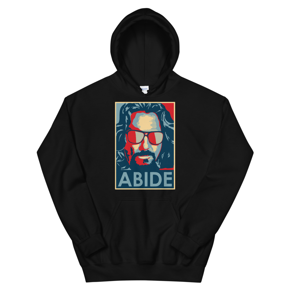 Big Lebowski Abide, Hope Style Unisex Hoodie by Art-O-Rama