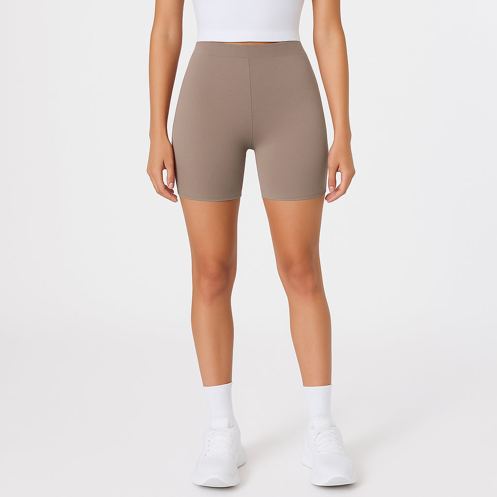 High Rise Performance Biker Shorts
