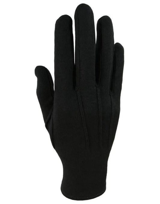 Black Cotton Gloves by Tux-USA