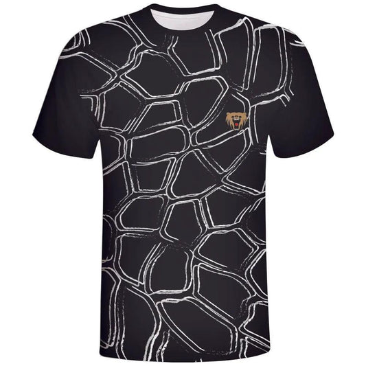 Black Stone Pattern Custom Esports Jersey by Vimost Sportswear