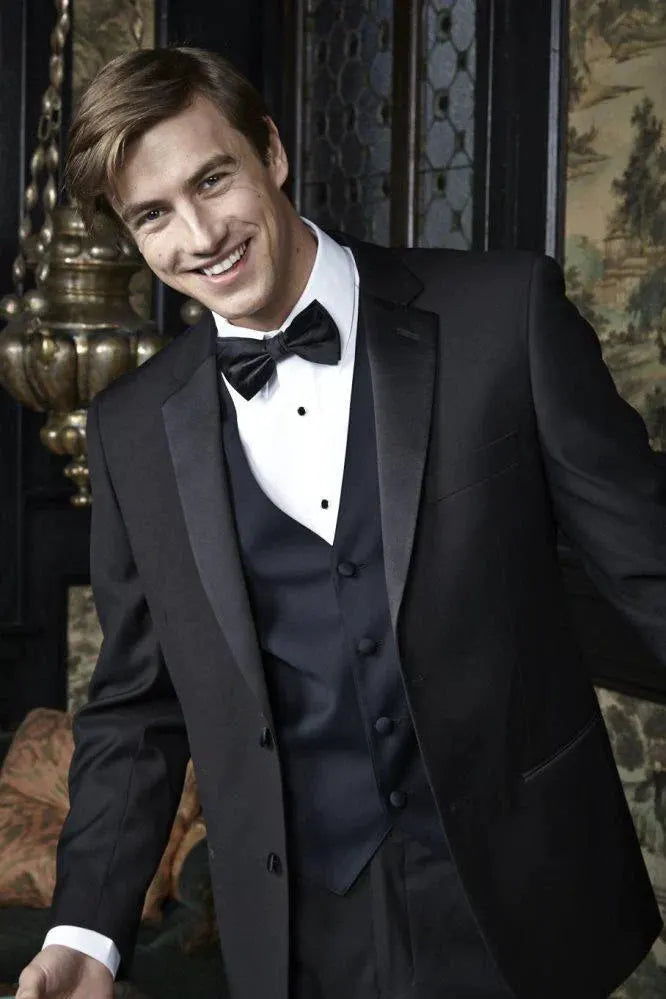 "Kingston" Black Tuxedo Jacket by Tux-USA