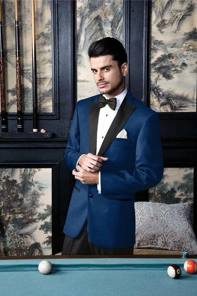 "Vermont" Indigo Blue Tuxedo Jacket by Tux-USA