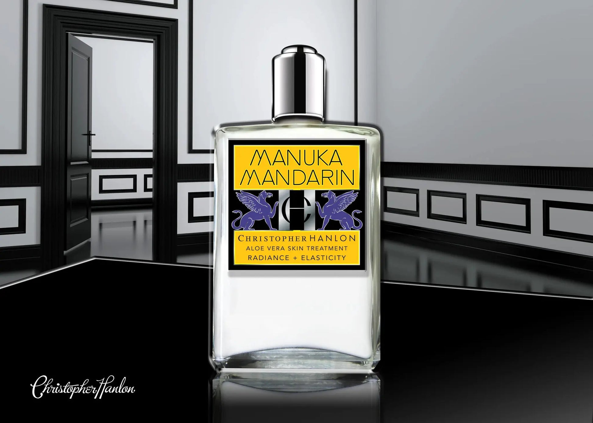 MANUKA + MANDARIN. ANTI ÂGE FACIAL SKIN TREATMENT SERUM/LOTION by CHRISTOPHER HANLON®