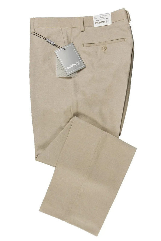 "Bradley" Tan Luxury Wool Blend Suit Pants by Tux-USA