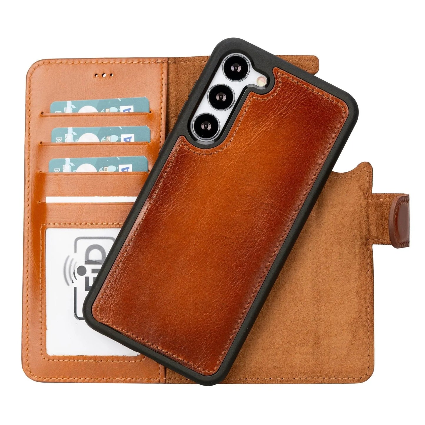 Buffalo Samsung Galaxy S23 Series Detachable Leather Wallet Case by TORONATA