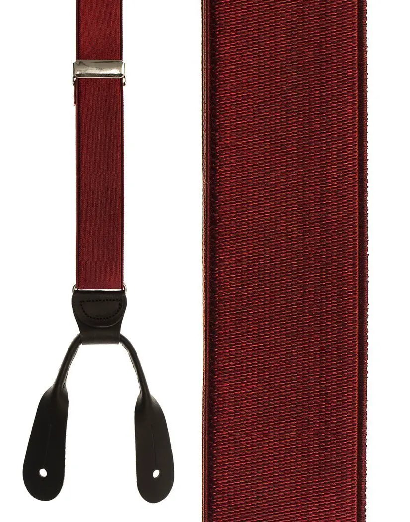 "French Satin" Suspenders 1.125"Width by Tux-USA