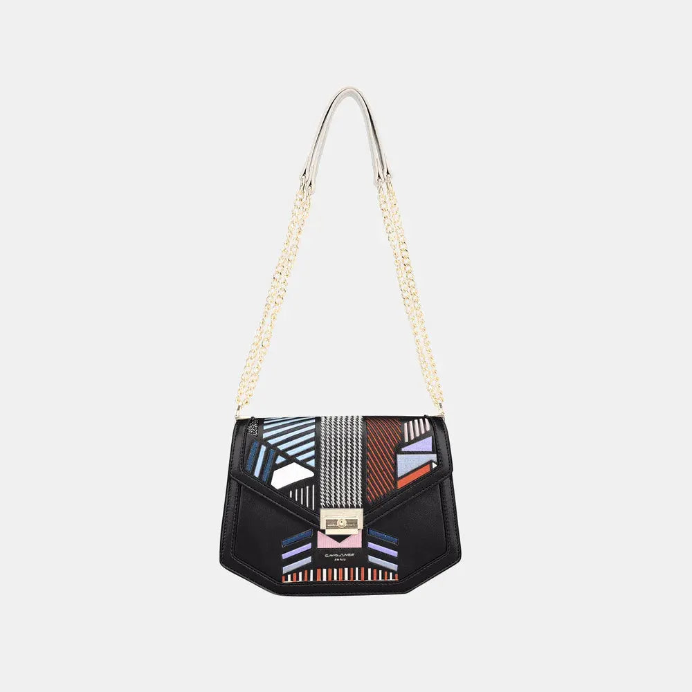 David Jones Geometric Print Crossbody Bag by David Jones