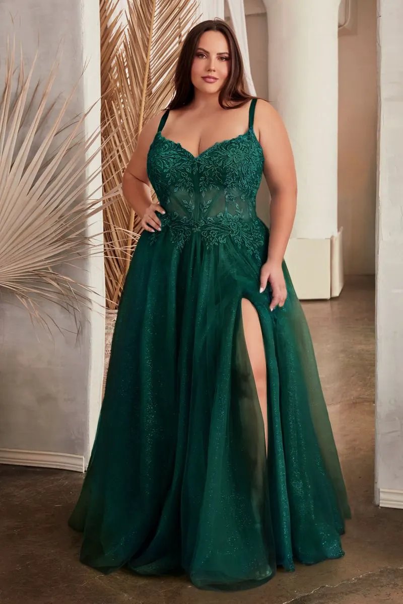 Lace A-Line Tulle Gown by Tux-USA