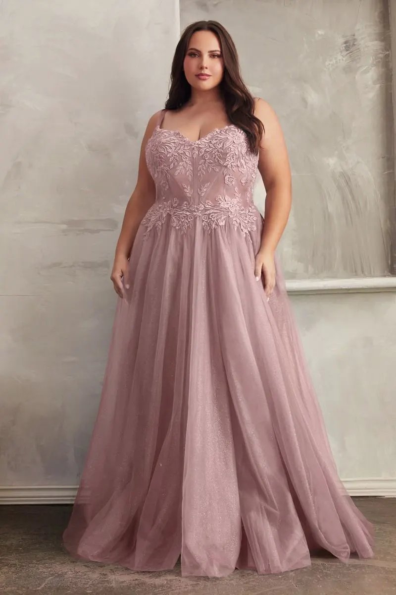 Lace A-Line Tulle Gown by Tux-USA