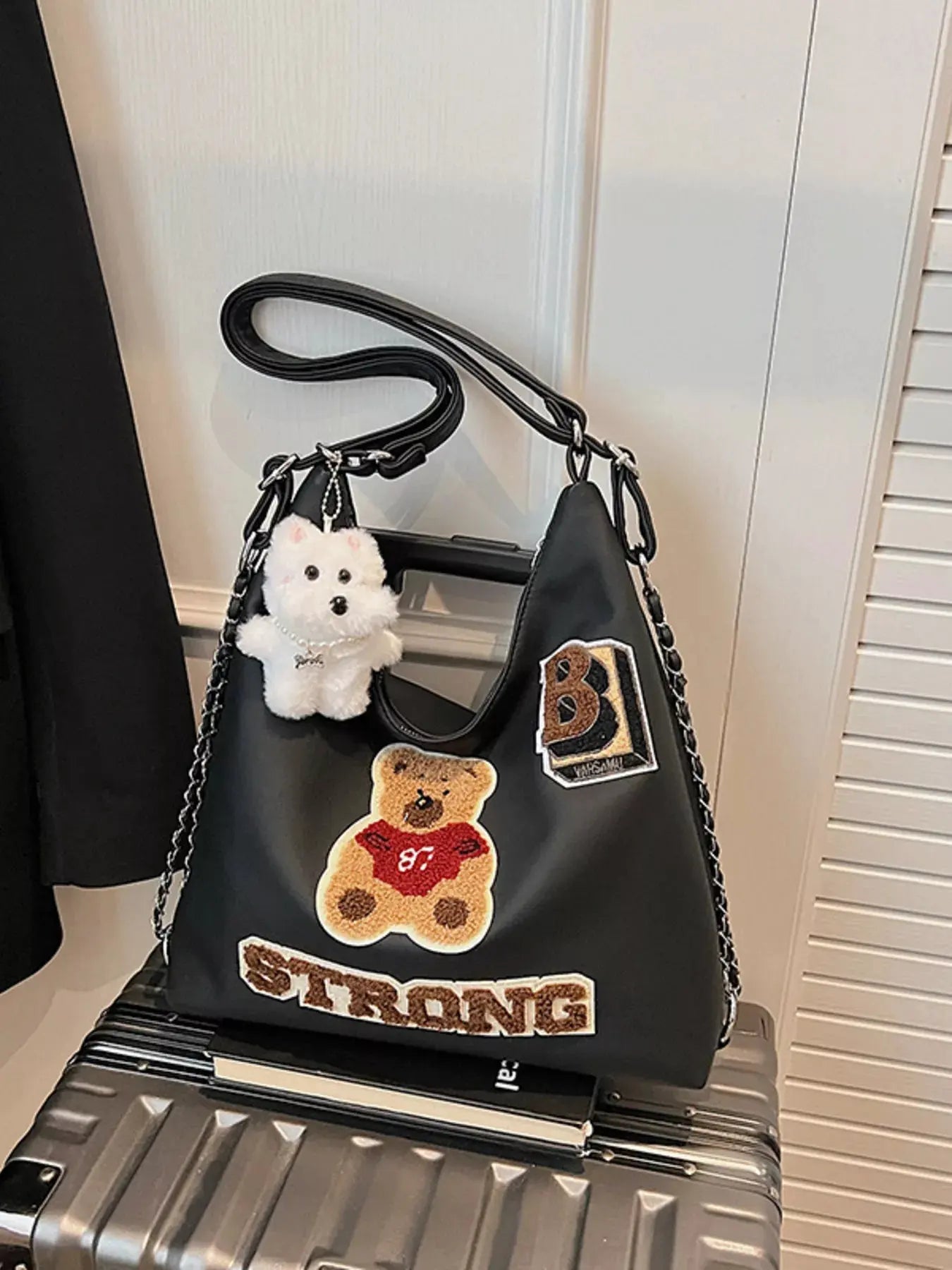Cute Bear Adjustable Strap Handbag by Partner Label