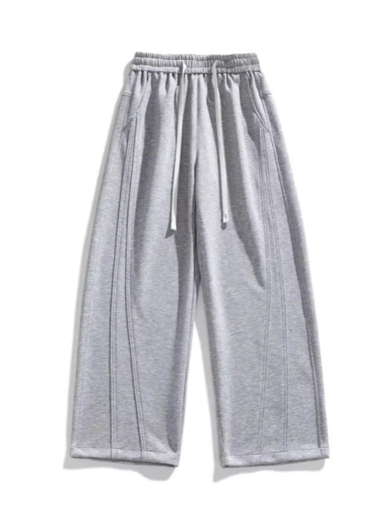Men's Plus Size Loose Fit Wide Leg Casual Pants by Trendsi