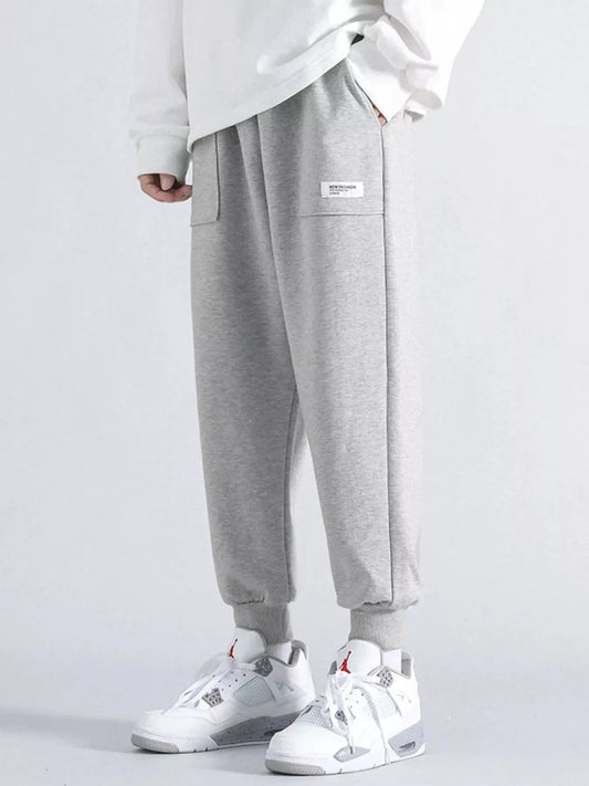 Men's Plus Size Casual Loose Fit Joggers by Partner Label