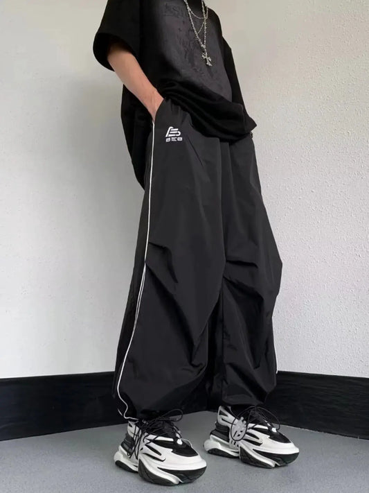 Men's Striped Wide Leg Pants by Trendsi