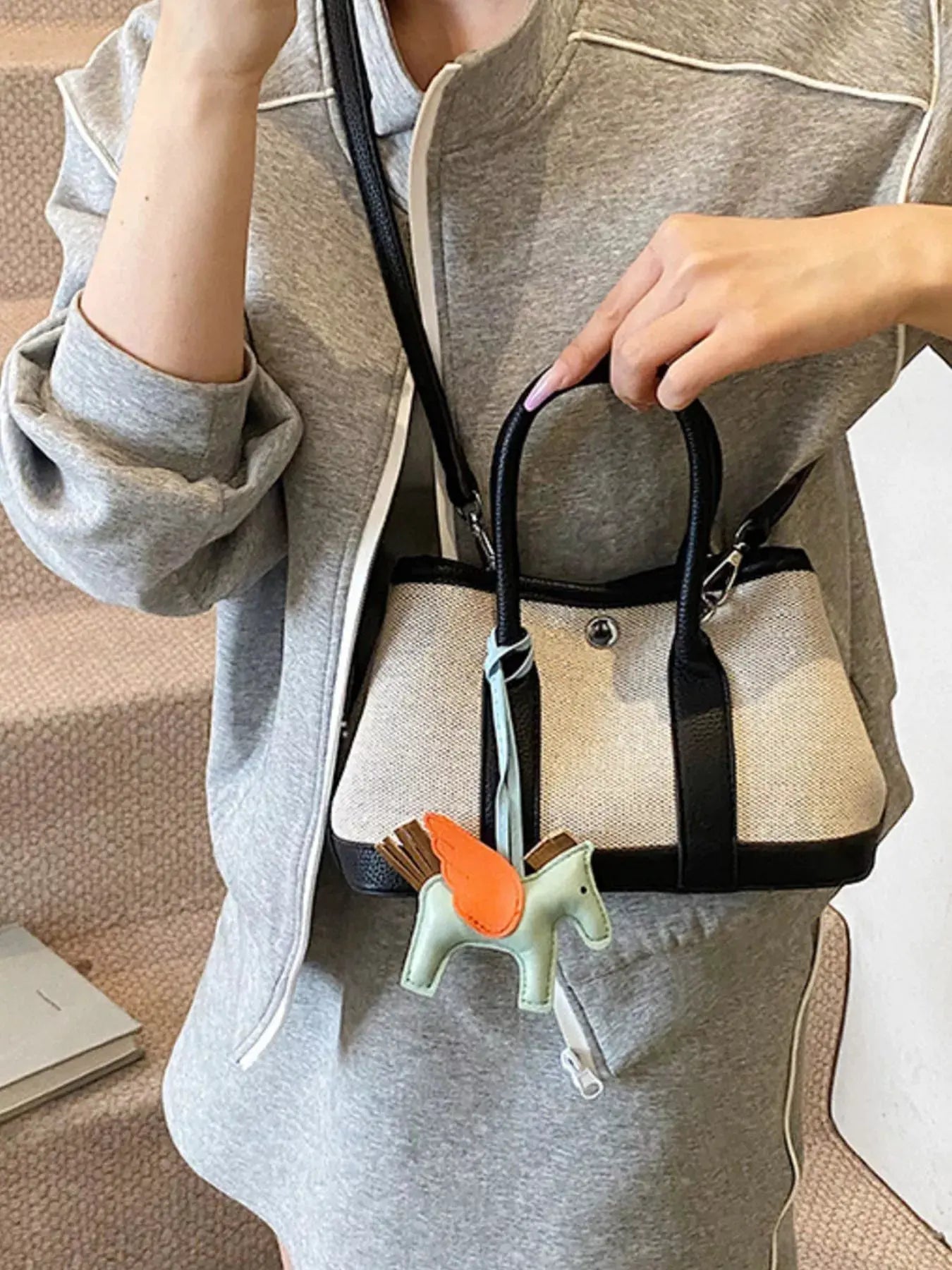 Contrast Crossbody Bag by Partner Label