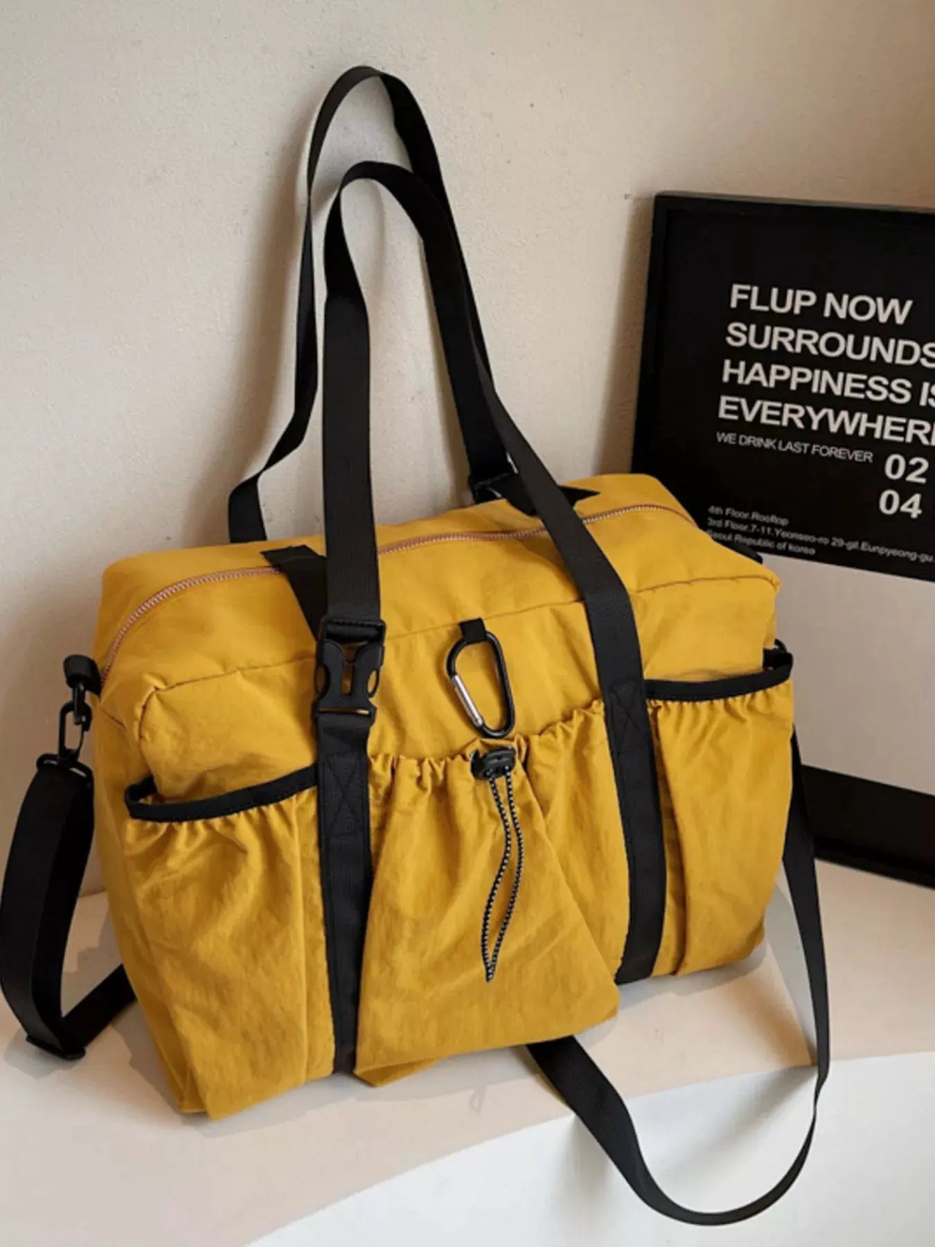 Canvas Travel Duffel Bag by Partner Label