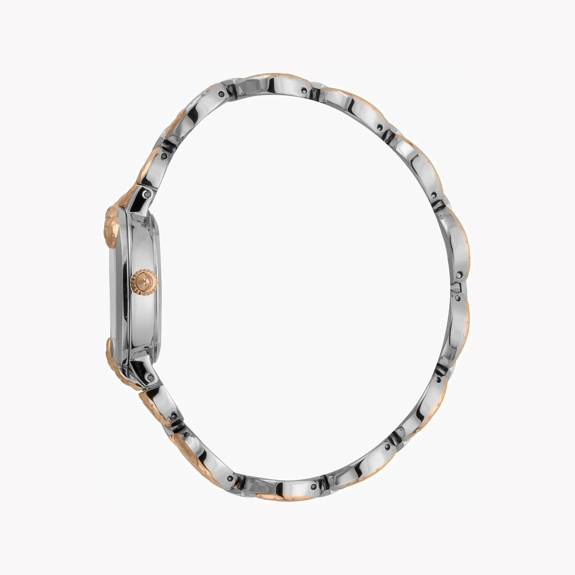 Just Cavalli Women's Silver & Rose Gold Watch, Silver Dial | Jc1l206m0065 by JUST CAVALLI