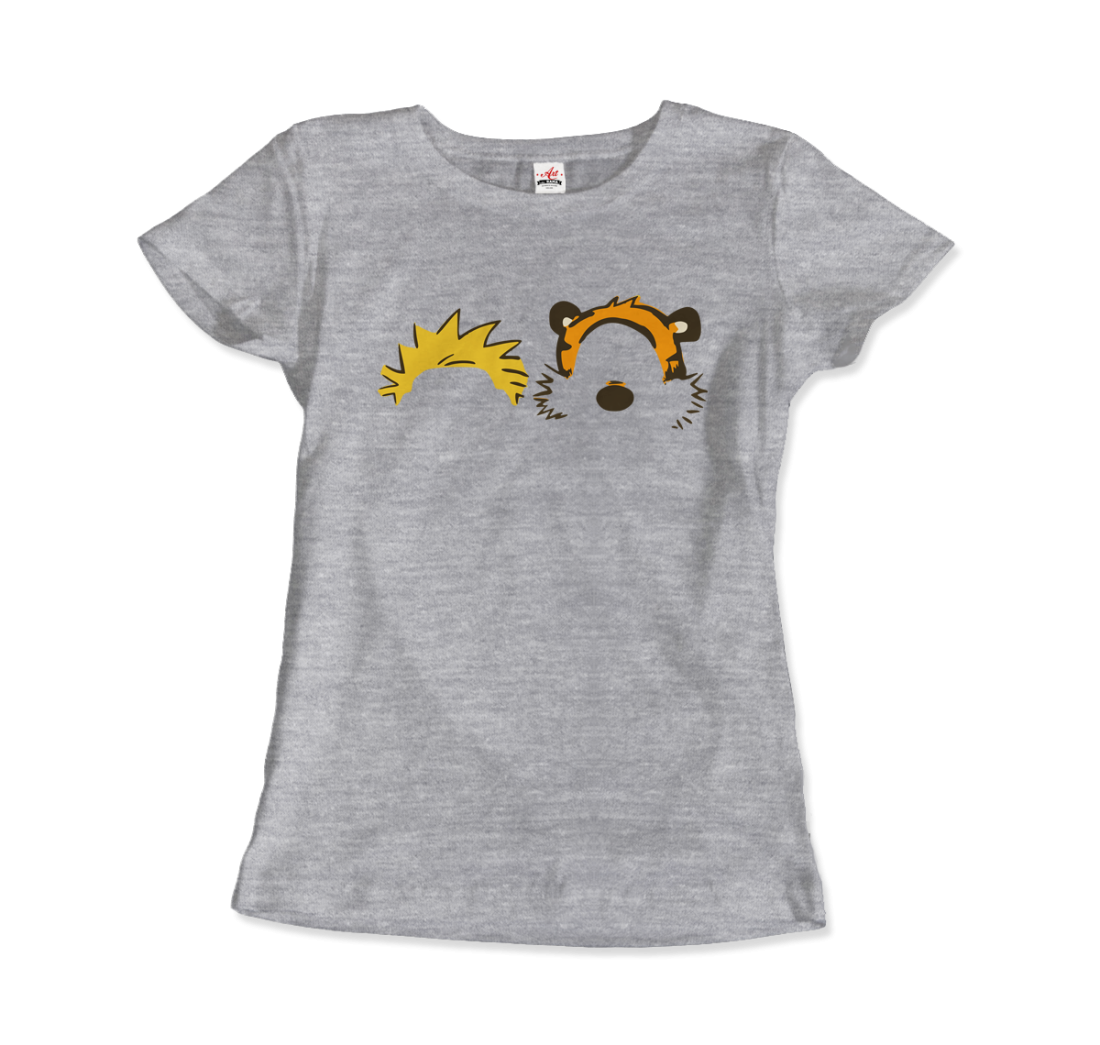 Calvin and Hobbes Faces Contour t-shirt by Art-O-Rama Shop