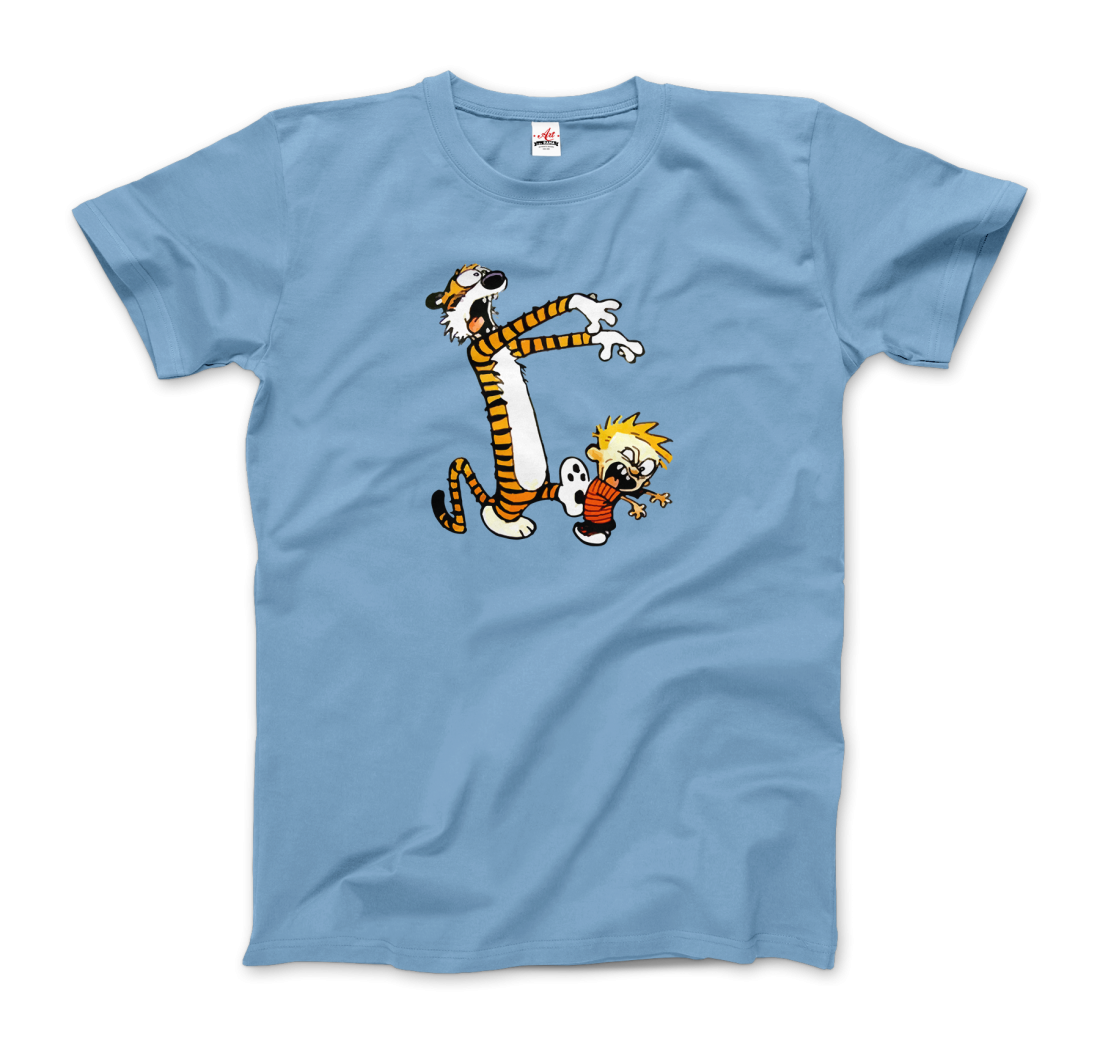 Calvin and Hobbes Playing Zombies t-shirt by Art-O-Rama Shop