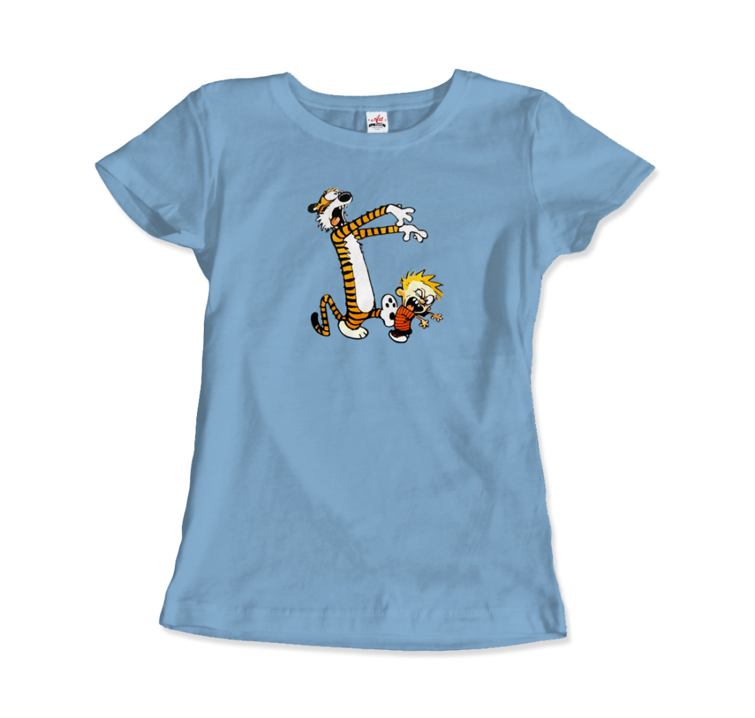 Calvin and Hobbes Playing Zombies t-shirt by Art-O-Rama Shop