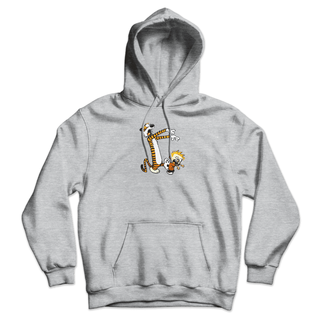 Calvin and Hobbes Playing Zombies Unisex Hoodie by Art-O-Rama