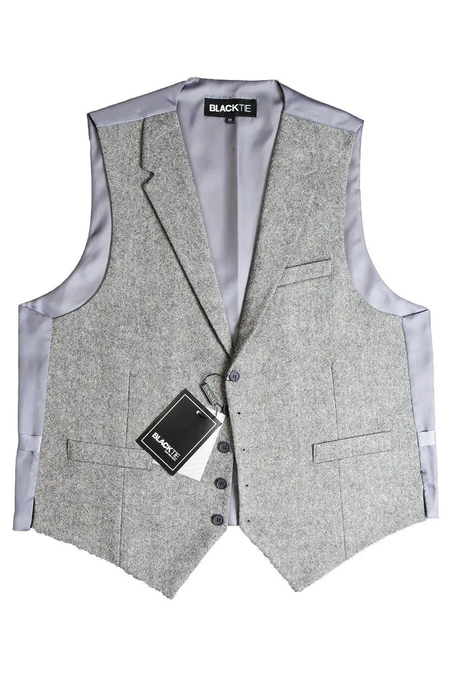 "Camdyn" Tweed Vest by Tux-USA